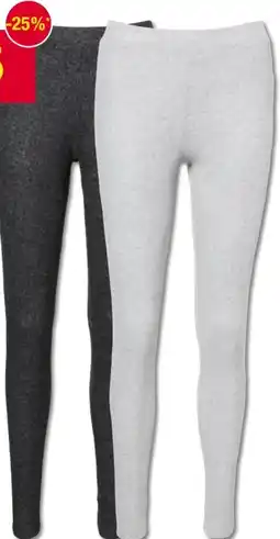 Woolworth Damen-Geripptes Leggings Angebot