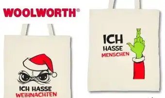 Woolworth Weihnachtsmuffel Einkaufstasche Angebot