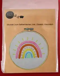 Woolworth Stickset Regenbogen Angebot
