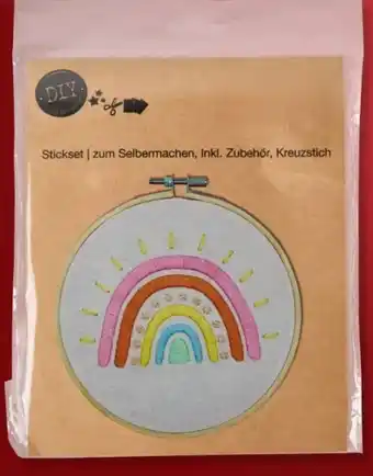 Woolworth Stickset Regenbogen Angebot