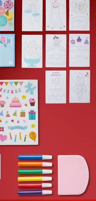 Woolworth Karten Malset Angebot