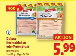 Lidl Dulano Delikatess Putenbrust Angebot