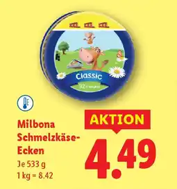 Lidl Milbona schmelzkäse ecken Angebot