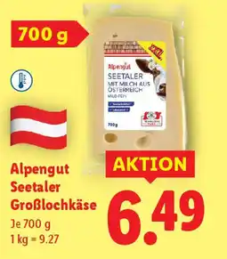 Lidl Alpengut seetaler großlochkäse Angebot