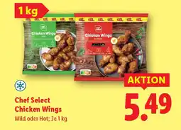 Lidl Chef select chicken wings mild oder hot Angebot
