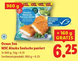 Lidl Ocean Sea MSC Alaska Seelachs paniert Angebot