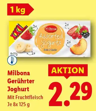 Lidl Milbona Gerührter Joghurt Angebot