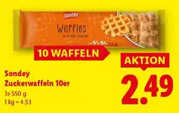 Lidl Sondey Zuckerwaffeln 10er Angebot