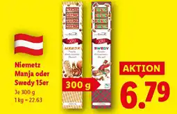 Lidl Niemetz Manja oder Swedy 15er Angebot