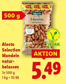 Lidl Alesto Selection Mandeln naturbelassen Angebot