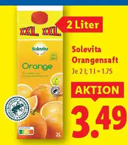 Lidl Solevita Orangensaft Angebot