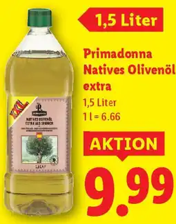 Lidl Primadonna Natives Olivenöl extra Angebot