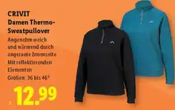 Lidl CRIVIT Damen Thermo- Sweatpullover Angebot