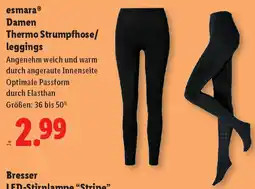 Lidl esmara Damen Thermo Strumpfhose/ leggings Angebot