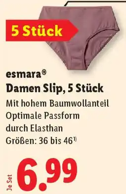 Lidl esmara Damen Slip Angebot