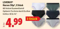 Lidl LIVERGY Herren Slip Angebot