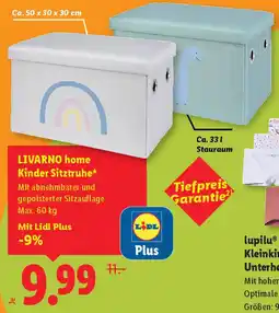 Lidl LIVARNO home Kinder Sitztruhe Angebot