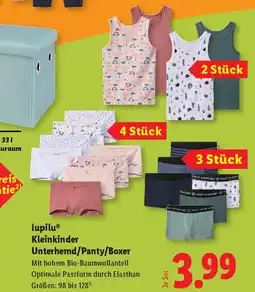 Lidl lupilu Kleinkinder Unterhemd/Panty/Boxer Angebot