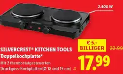 Lidl Silvercrest kitchen tools doppelkochplatte Angebot