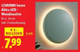Lidl LIVARNO home Akku-LED- Wandleuchte Angebot