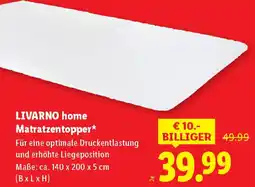 Lidl LIVARNO home Matratzentopper Angebot
