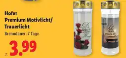 Lidl Hofer Premium Motivlicht/ Trauerlicht Angebot