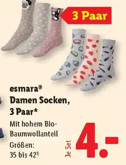 Lidl esmara Damen Socken Angebot