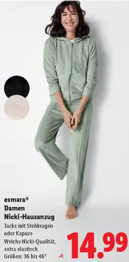 Lidl esmara Damen Nicki-Hausanzug Angebot