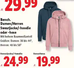 Lidl Bench. Damen/Herren Sweatjacke/-hoodie Angebot