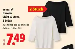 Lidl esmara Damen Shirt 3/4-Arm Angebot