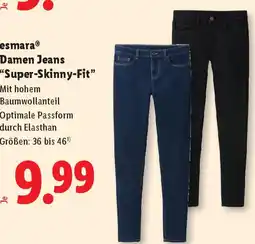 Lidl esmara Damen Jeans "Super-Skinny-Fit" Angebot