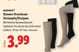 Lidl esmara Damen Overknee- Strümpfe/Stulpen Angebot