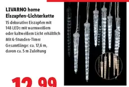 Lidl LIVARNO home Eiszapfen-Lichterkette Angebot