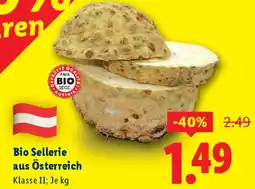Lidl Bio Sellerie aus Österreich Angebot