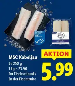 Lidl MSC Kabeljau Angebot