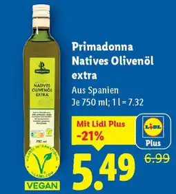 Lidl Primadonna Natives Olivenöl extra Angebot