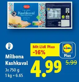 Lidl Milbona Kashkaval Angebot
