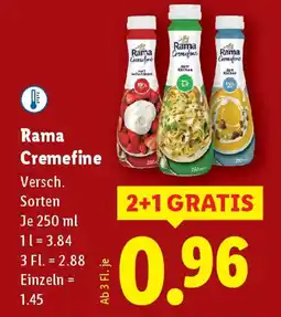 Lidl Rama Cremefine Angebot