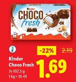 Lidl Kinder Choco Fresh Angebot