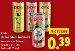 Lidl Xixo Eistee oder Limonade Angebot