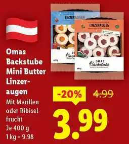 Lidl Omas Backstube Mini Butter augen Angebot