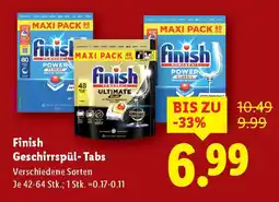 Lidl finish Geschirrspül-Tabs Angebot