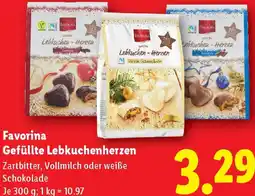 Lidl Favorina Gefüllte Lebkuchenherzen Angebot