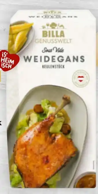 Billa Genusswelt Weidegans Keulenstück