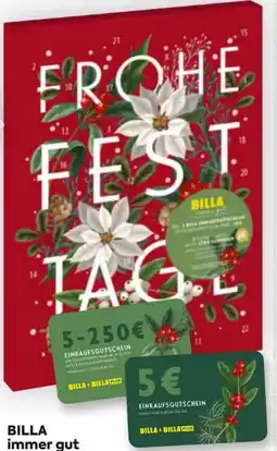 Billa Billa immer gut Adventkalender Angebot