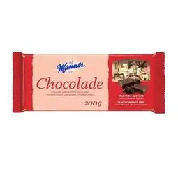 Billa Manner Haushaltsschokolade Angebot