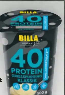 Billa Billa immer gut Protein Pudding Angebot