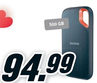 Media Markt SSD Festplatte Extreme Portable Angebot
