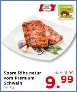 Unimarkt Spare Ribs natur vom Premium Schwein Angebot