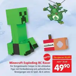 Interspar Minecraft Exploding RC Racer Angebot